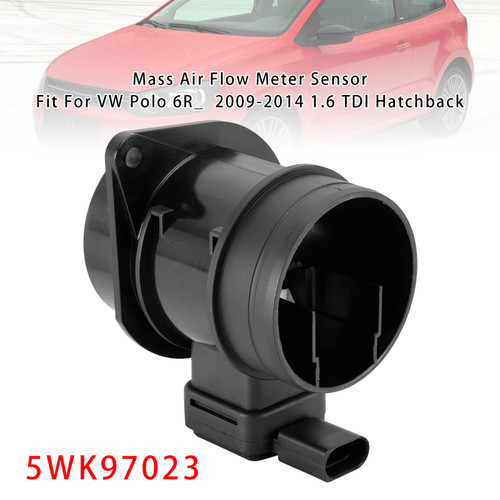 2009-2020 VW Beetle Caddy Golf Jetta Passat Polo Mass Air Flow Meter Sensor 5WK97023 Generic 2009-2020 VW Beetle Caddy Golf Jetta Passat Polo Mass Air Flow Meter Sensor 5WK97023 Generic