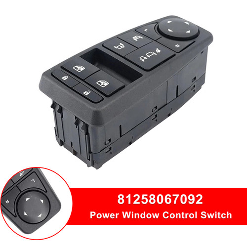 Power Window Control Switch 81258067092 for Man TGM TGX 81258067107 Power Window Control Switch 81258067092 for Man TGM TGX 81258067107