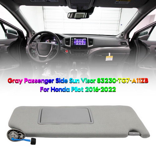 2017-2023HONDA Ridgeline Gray Right Side Sun Visor 83280-TG7-A12ZB Generic