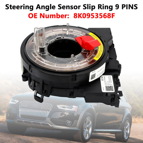 2009-2017 Audi Q5 Steering Angle Sensor Slip Ring 8K0953568F Black Generic