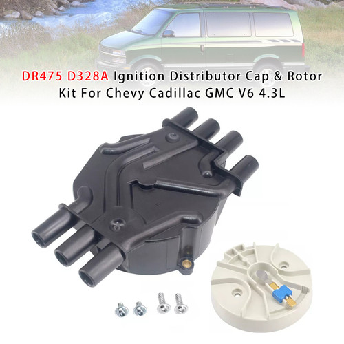 1996-2005 Chevrolet K1500 P30 S10 Ignition Distributor Cap & Rotor Kit DR475 D328A Generic
