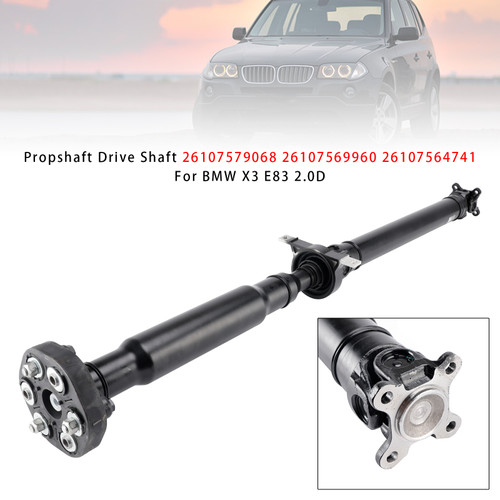 BMW X3 E83 2.0D Propshaft Drive Shaft 26107579068 26107569960 26107564741 Generic