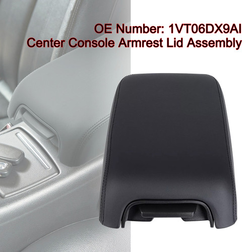 2011-2017 Dodge Charger Center Console Armrest Lid 1VT06DX9AI Black Generic