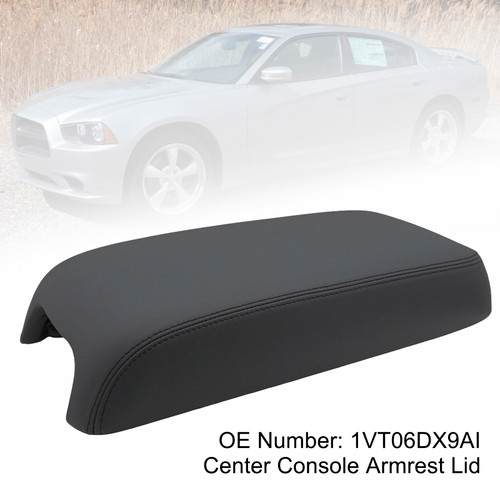 2011-2017 Dodge Charger Center Console Armrest Lid Cover 1VT06DX9AI Black Generic