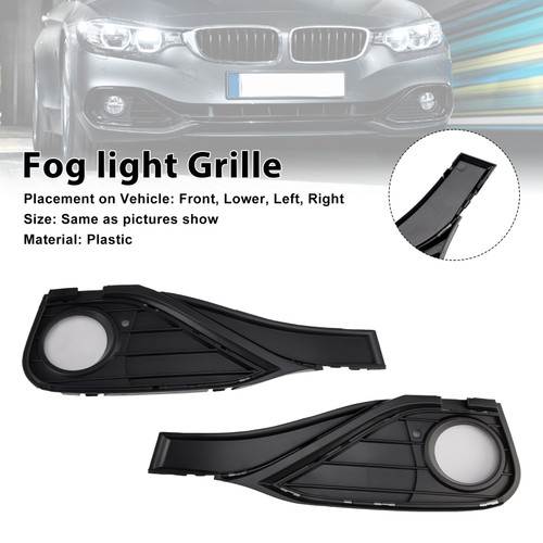 2014-2020 BMW F32 F33 F36 418D Front Fog Light Grille 51117294831 Generic