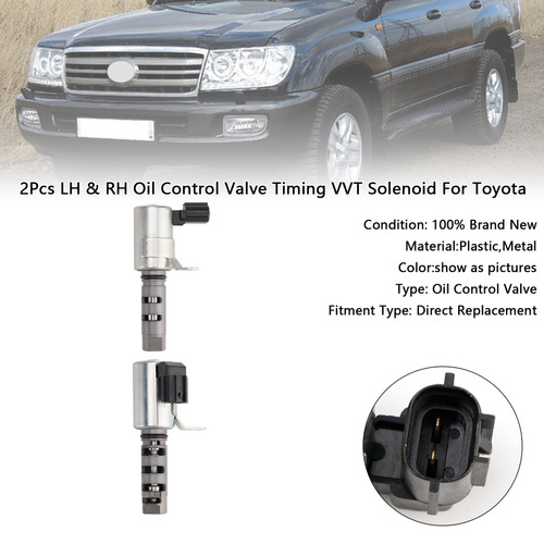 1997-2010 LEXUS SC400 SC430 2Pcs LH & RH Oil Control Valve Timing VVT Solenoid 15330-0F010 15340-0F010 Generic