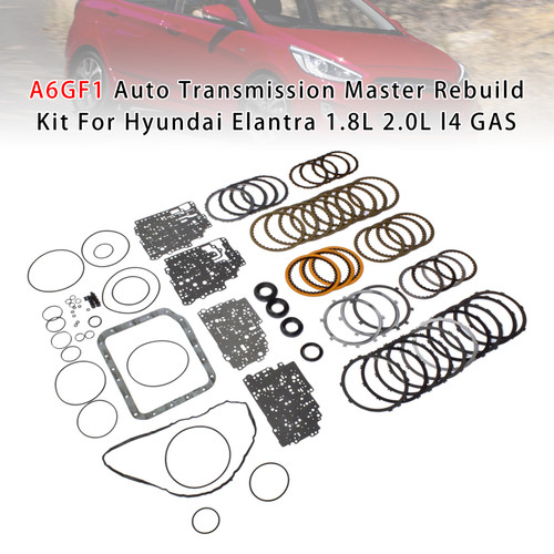 2011-2014 Hyundai Accent Elantra Auto Transmission Master Rebuild Kit A6GF1 Generic