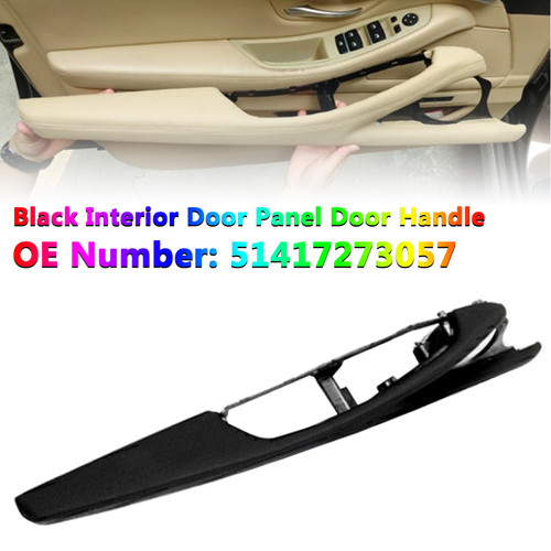 2010-2016 BMW 5 Series F11 F10 F18 1x Interior Door Panel Door Handle Black 51417273057 Generic 2010-2016 BMW 5 Series F11 F10 F18 1x Interior Door Panel Door Handle Black 51417273057 Generic