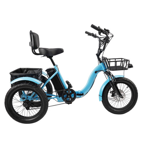 18" 48V 13AH 350W (peak 525W) Electric Trike Variable speed with IPX7 Display 18" 48V 13AH 350W (peak 525W) Electric Trike Variable speed with IPX7 Display
