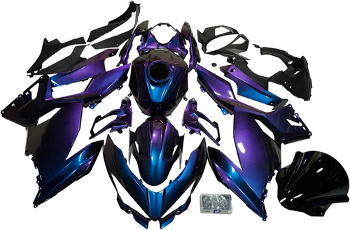 Injection Fairing Kit Bodywork Plastic ABS fit For Kawasaki EX400 Ninja400 2018-2024