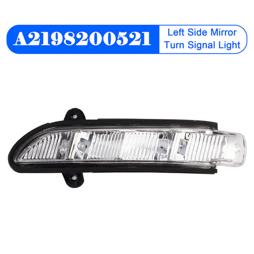 2006-2009 Mercedes-Benz S-Class E-Class Left Side Mirror Turn Signal Light A024016 A2198200521 Generic
