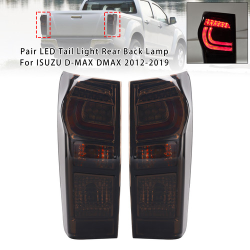 2012-2019 Isuzu D-Max RC Pair LED Tail Light Rear Back Lamp Generic