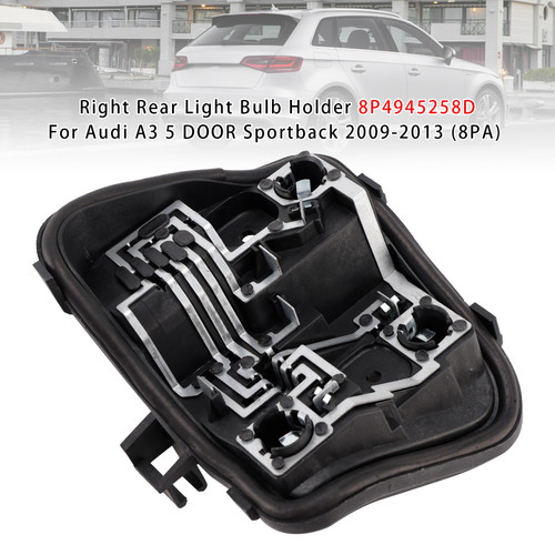 2009-2013 Audi A3 5 DOOR Sportback Right Rear Light Bulb Holder 8P4945258D Generic