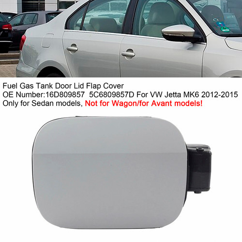 2012-2015 VW Jetta MK6 Fuel Gas Tank Filler Door Lid Cover 16D809857 Generic