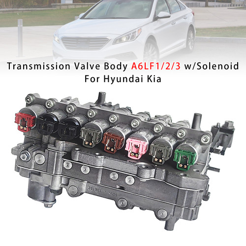 2011 Hyundai Veracruz Transmission Valve Body A6LF1/2/3 w/Solenoid Generic