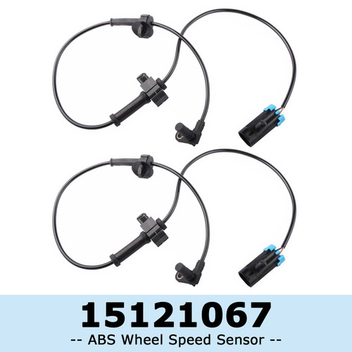 2007-2014 GMC Yukon/ XL 1500 Rear Left and Right 2*ABS Wheel Speed Sensor 15121067 Generic