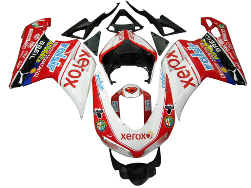 Fairings Ducati 1098 1198 848 Red Xerox Racing (2007-2011) Fairings Ducati 1098 1198 848 Red Xerox Racing (2007-2011)