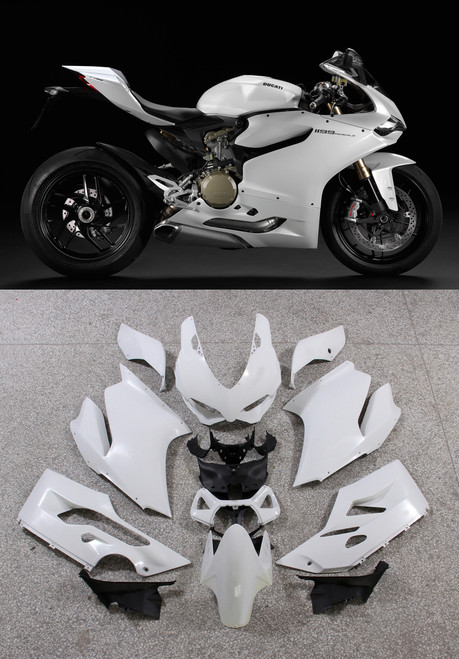 Fairings Ducati 1199 Panigale  White 1199 Racing (2012-2015)