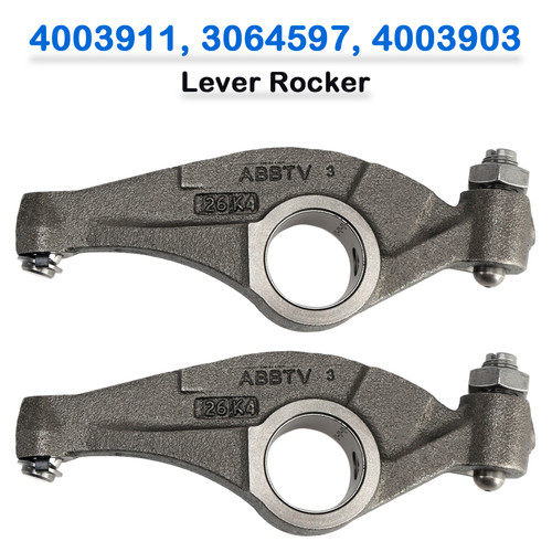 2* New Lever Rocker for Cummins 4003911 3064597 4003903 - MotorGenic
