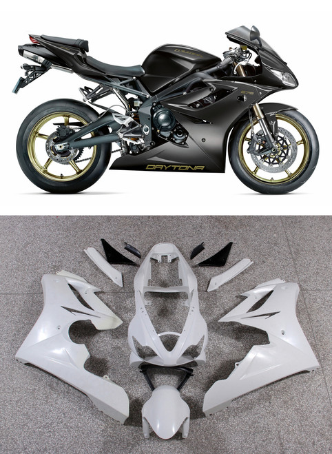 Fairings Triumph Daytona 675 Black 675 Racing (2006-2008)