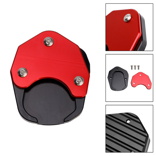 Kickstand Enlarge Plate Pad fit for Tiger Sport 660 2022-2025 Red