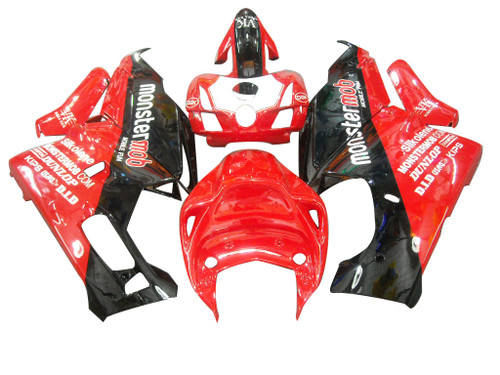 Fairings Ducati 999 Red & Black Monster Mob Racing (2003-2004) Fairings Ducati 999 Red & Black Monster Mob Racing (2003-2004)