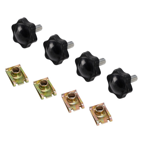 1993-2018 Touring 4 Pack Saddlebag Lock Mounting Theft Deterrent Bolt Screws Gold Generic