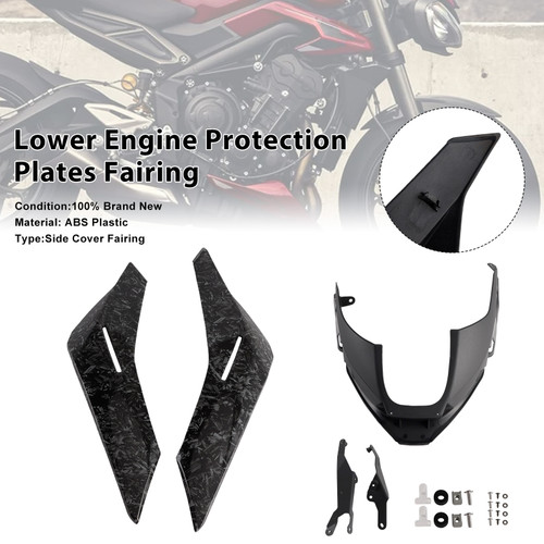 2023-2025 Triumph Street Triple 765 R/RS Lower Engine Protection Plates Fairing Forge Generic