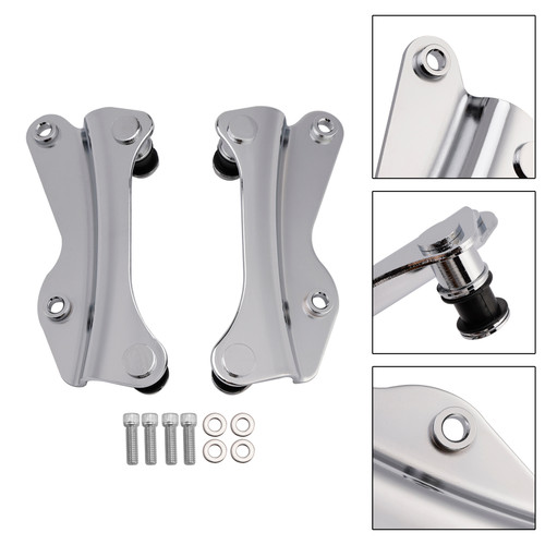 2014-2018 Road King Street Electra Glide 4 Point Docking Hardware Kit Chrome Generic