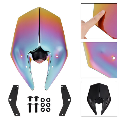 2025 Kawasaki Z900 Windscreen Windshield + Bracket Iridium Generic