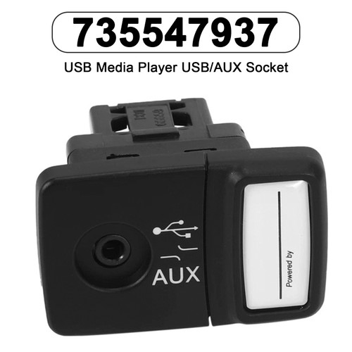 2008- 500 Abarth Punto Abarth USB Media Player USB/AUX Socket 735547937 Generic