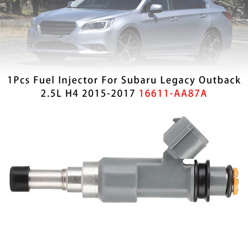2015-2017 Subaru Legacy 2.5L H4 1Pcs Fuel Injector 16611-AA87A