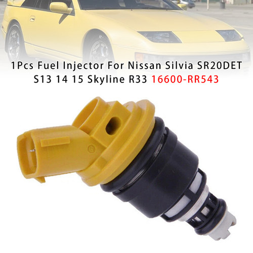 Nissan Skyline R33 GTS-t S2-ECR33 S1-ECR33 1Pcs Fuel Injector 16600-RR543 Generic