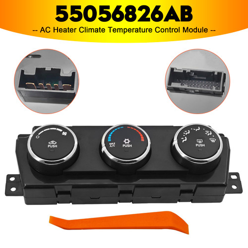 2009-2010 Dodge Ram 1500 AC Heater Climate Temperature Control Module 55056826AB Generic