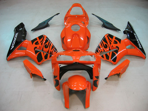 Fairings Honda CBR 600 RR Orange & Black Tribal Honda Racing (2005-2006) Fairings Honda CBR 600 RR Orange & Black Tribal Honda Racing (2005-2006)