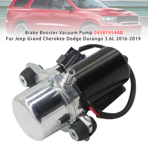 2016-2019 Jeep Grand Cherokee 3.0L 3.6L Brake Booster Vacuum Pump 04581954AB Generic