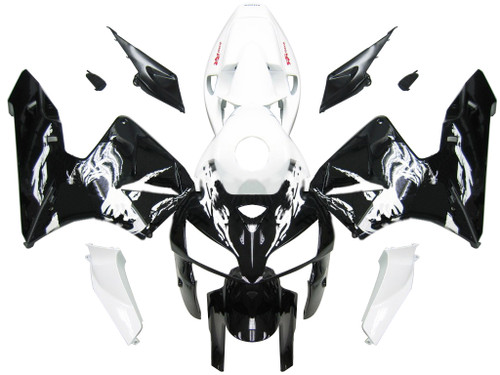 Fairings Honda CBR 600 RR White & Black Tribal Racing (2005-2006)