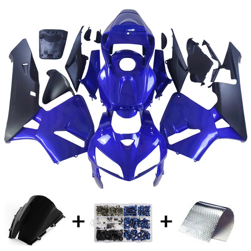 2005-2006 Honda CBR600RR Amotopart Fairings Blue CBR Racing Customs Fairing