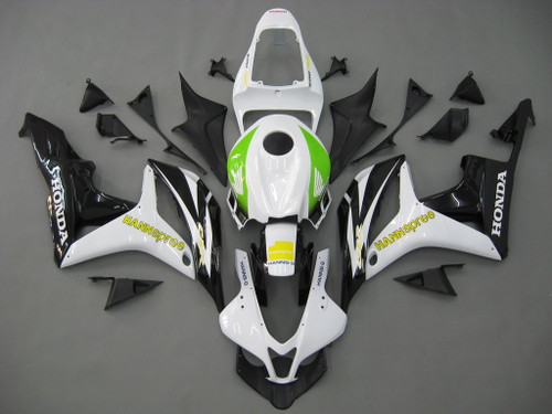 Fairings Honda CBR 600 RR White & Black Hannspree Racing (2007-2008)