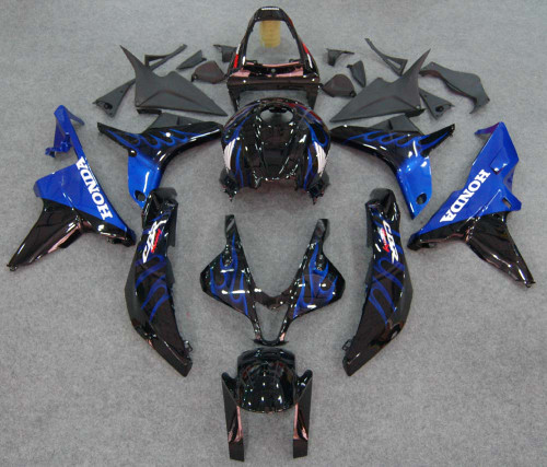 Fairings Honda CBR 600 RR Black & Blue Flame Racing (2007-2008) Fairings Honda CBR 600 RR Black & Blue Flame Racing (2007-2008)