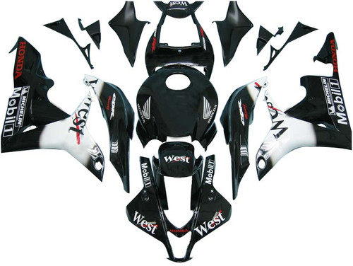 Fairings Honda CBR 600 RR Black West Racing (2007-2008)