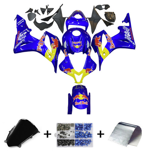 Fairings Honda CBR 600 RR Blue Red Bull Racing (2007-2008)