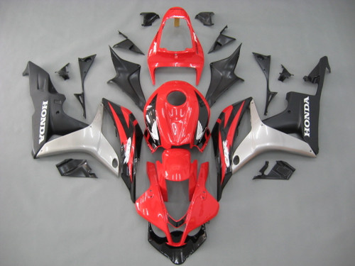 Fairings Honda CBR 600 RR Red Black Silver Honda Racing (2007-2008)