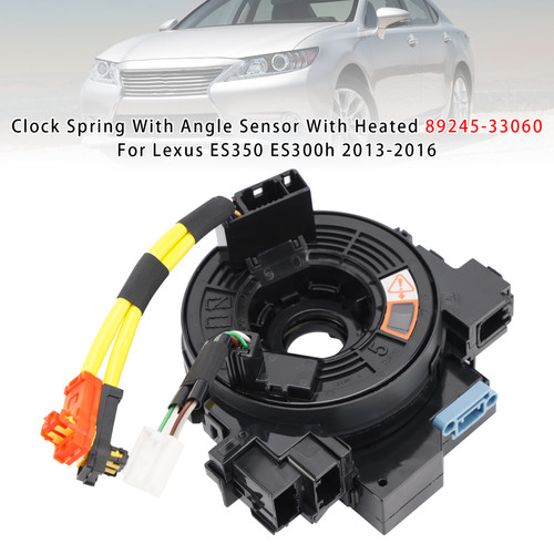 2013-2016 Lexus ES300h Clock Spring With Angle Sensor With Heated 89245-33060 Generic