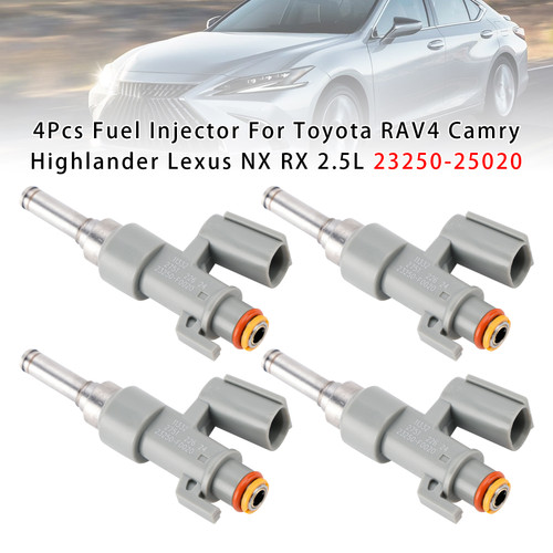 2018-2025 Toyota Crown Avalon Camry RVA4 Sienna Venza 4Pcs Fuel Injector 23250-25020 Generic