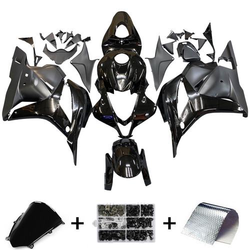 2009-2012 Honda CBR600RR Amotopart Fairings Black CBR Racing Customs Fairing