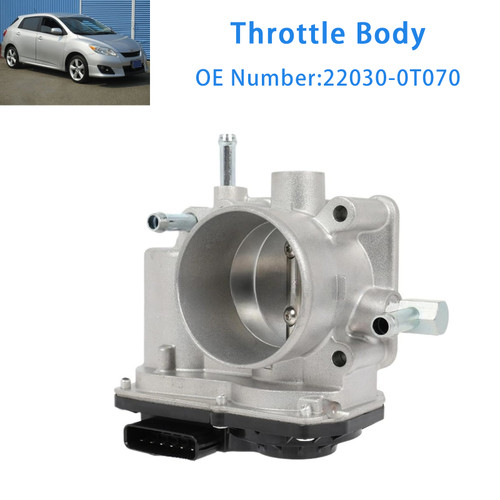 2009-2010 Toyota Corolla L4 1.8L GAS Throttle Body 22030-0T070 Generic