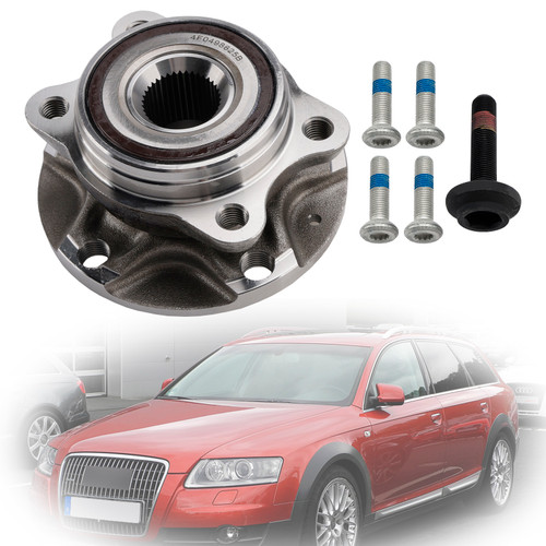 2004-2011 Audi A6 A8 Quattro Left or Right Wheel Hub Bearing Assembly 4D0407613E Generic