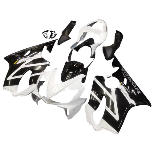 2001-2003 Honda CBR 600 F4i Amotopart Fairings Black & White F4i Racing Customs Fairing