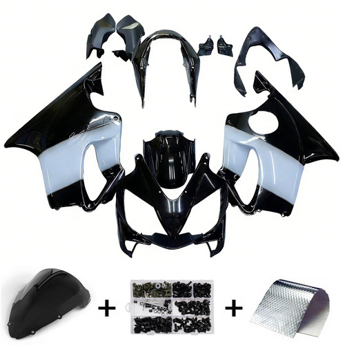 2004-2007 Honda CBR 600 F4i Amotopart Fairings Black West Racing Customs Fairing